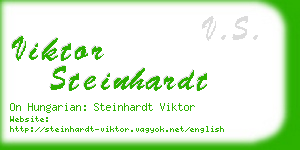 viktor steinhardt business card